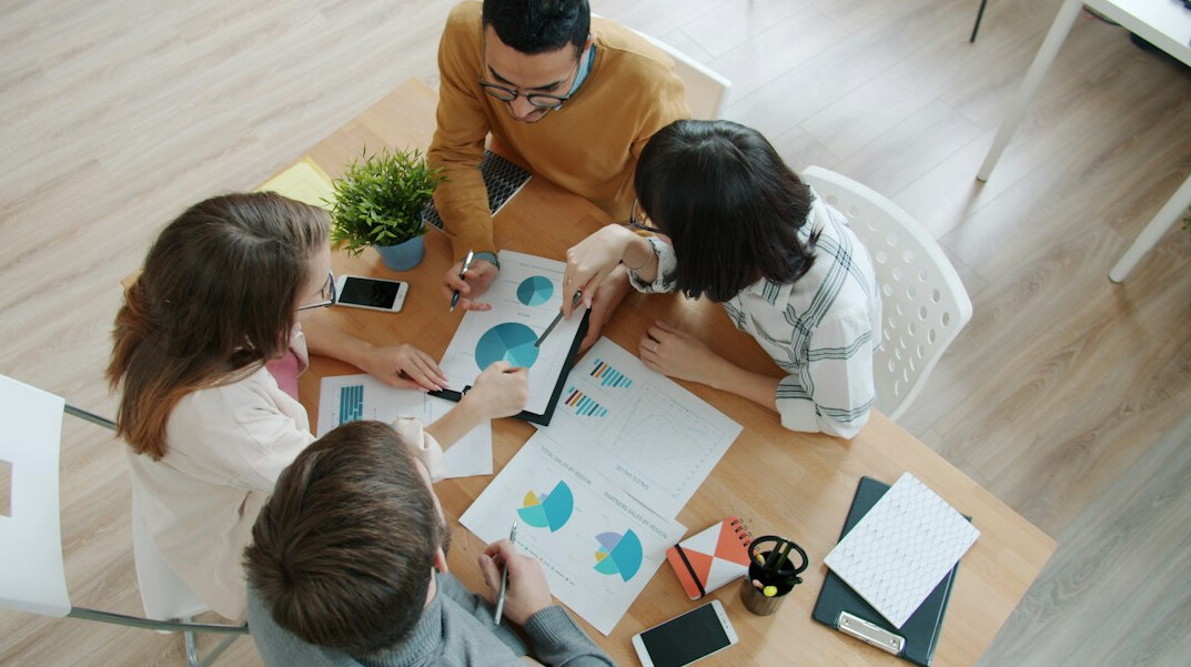 diverse corporate team