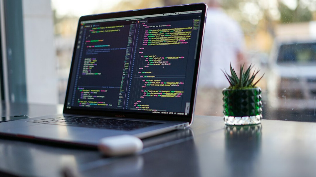 software developer coding
