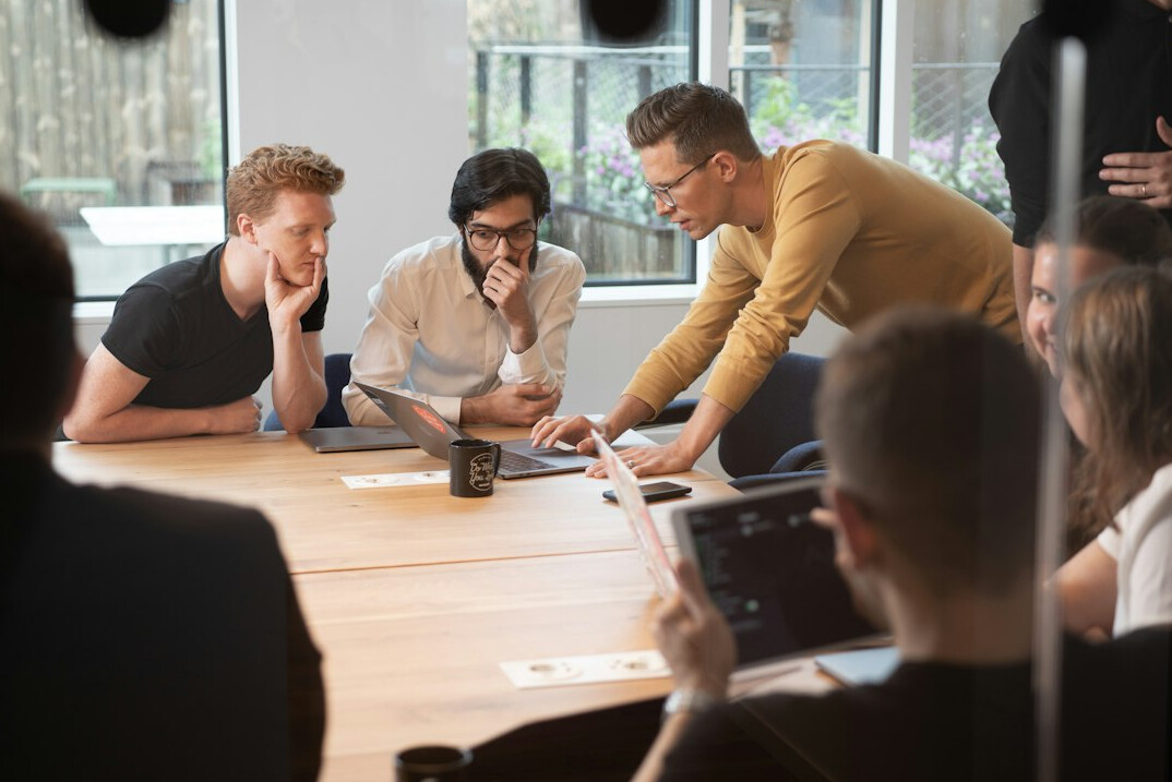business team discussion