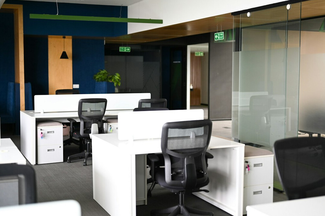 corporate office workspace
